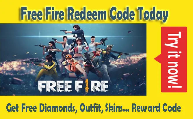 Free Fire Working Redeem Codes